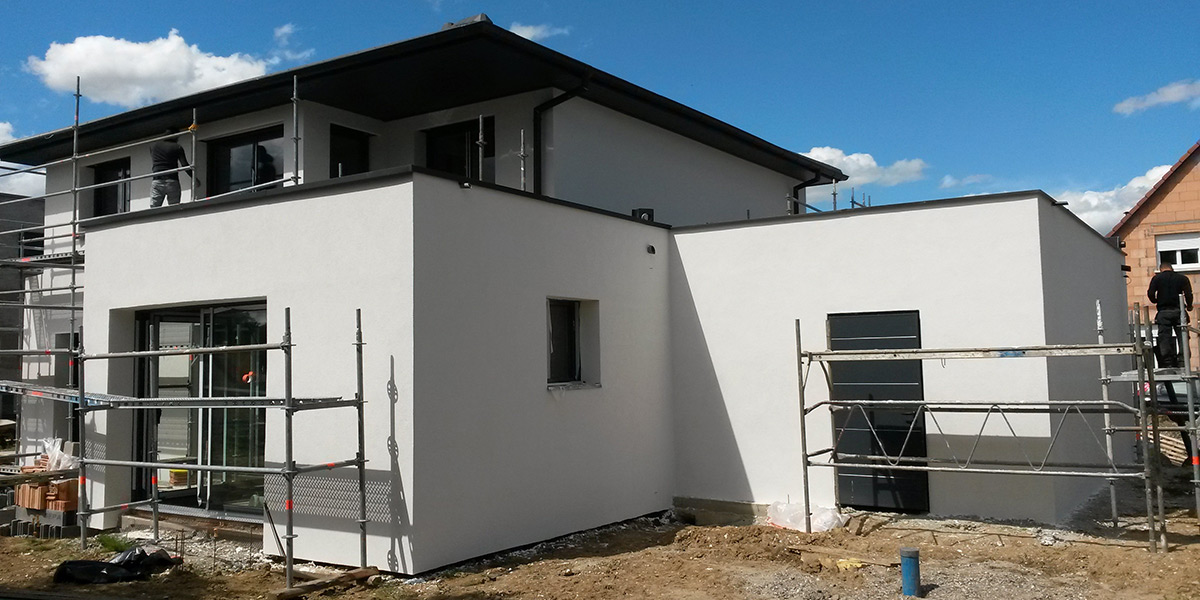 Ravalement de façade sur une maison à Aubervilliers 93